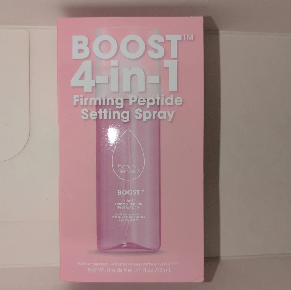 BEAUTY BLENDER Boost 4-in-1 Firming Peptide Setting Spray - Pink